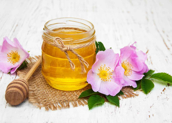 Enveloppement corporel miel et rose