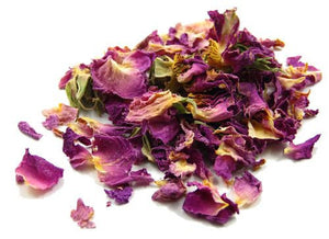 Pétales de rose bio entière