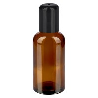 50 ml Bouteille en verre ambré - Roll-on