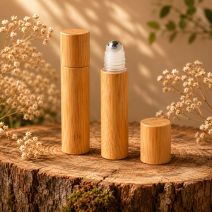 FLACON À BILLE BAMBOU - PARFUM ET HUILE