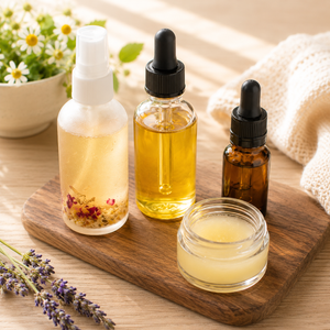 Les sérums et lotions pour le visage