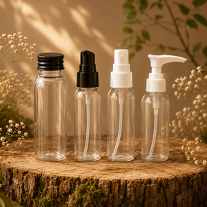 60 ml Bouteille Cosmo en plastique clair (paquet de 6)