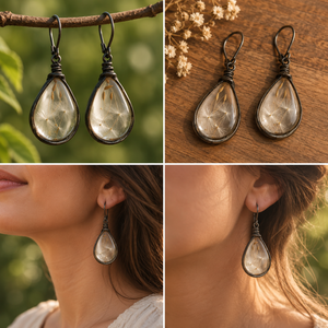 Boucles d'oreilles goutte Akène
