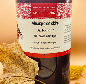 Vinaigre de cidre 9% bio - Qualité Qc