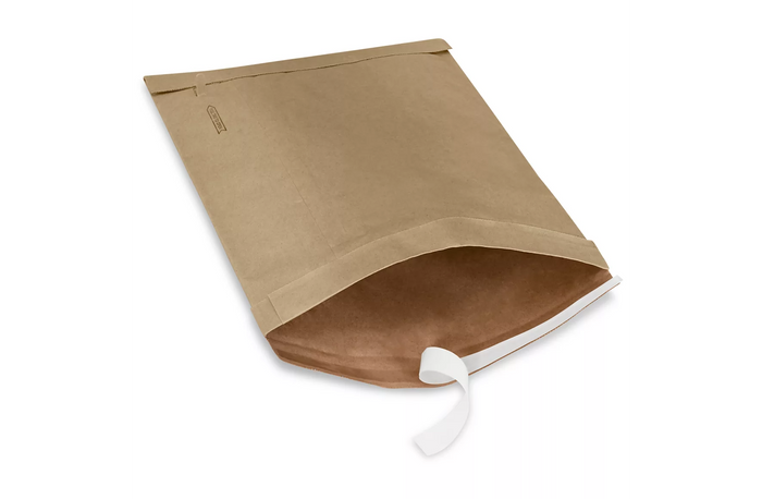 Recycled paper kraft padded envelope