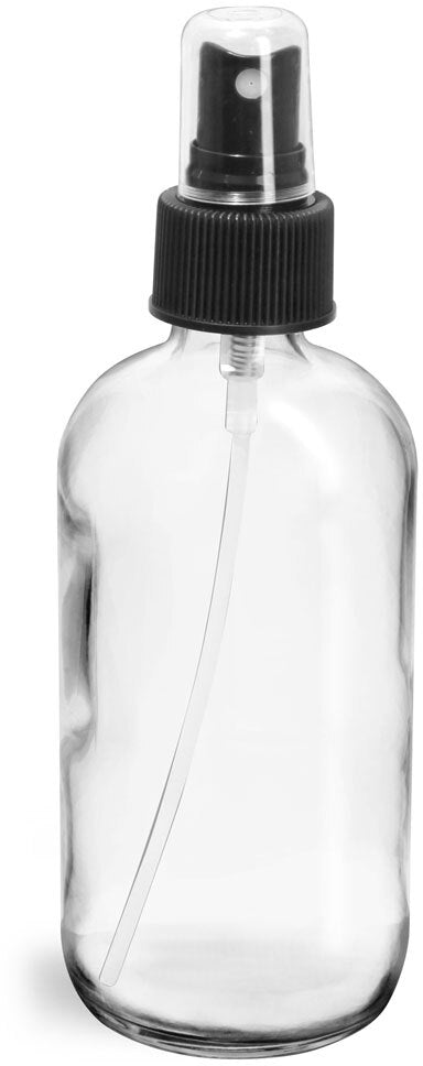 250 ml Bouteille verre clair - 4 variantes