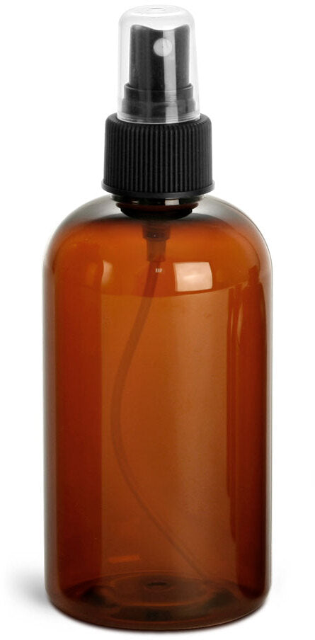 250 ml Ambré plastic bottle - mist sprayer