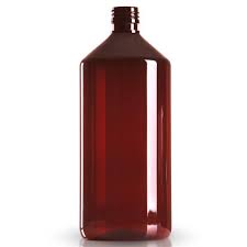 1 L Bouteille en plastique ambré - 3 variantes