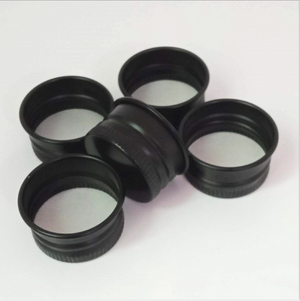 500 ml amber plastic bottle - cap black