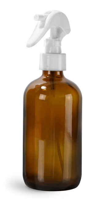 Bouteille en verre ambre 250ml À gâchette 
