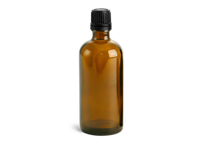 100 ml amber glass bottle - Tamper Evident Cap