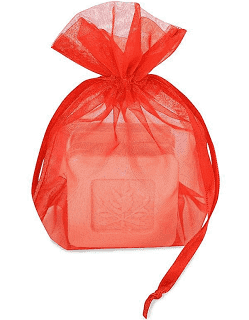 Sacs en organza ROUGE -50%