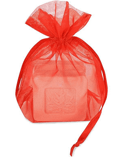 Red organza bags -50%