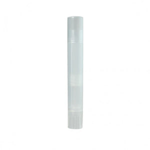 Clear plastic tube thin lip balm